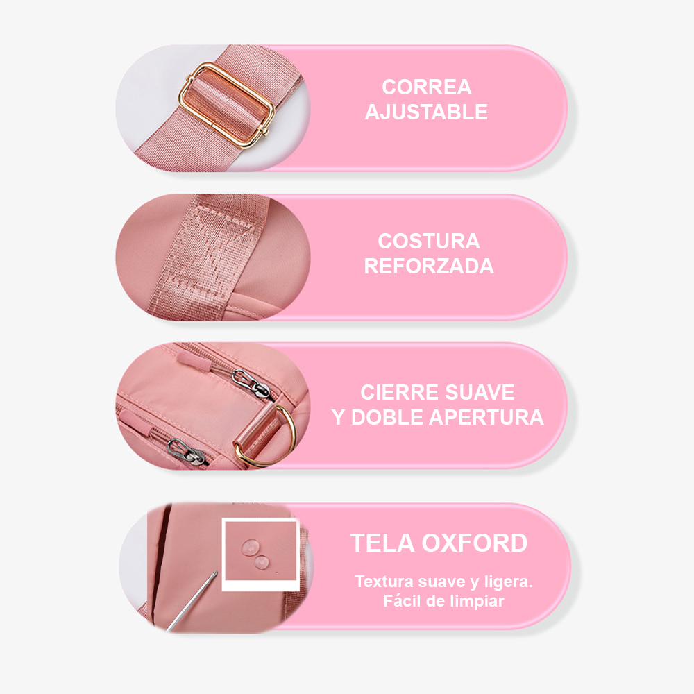 Bolso deportivo 29L Afrodita Rosa
