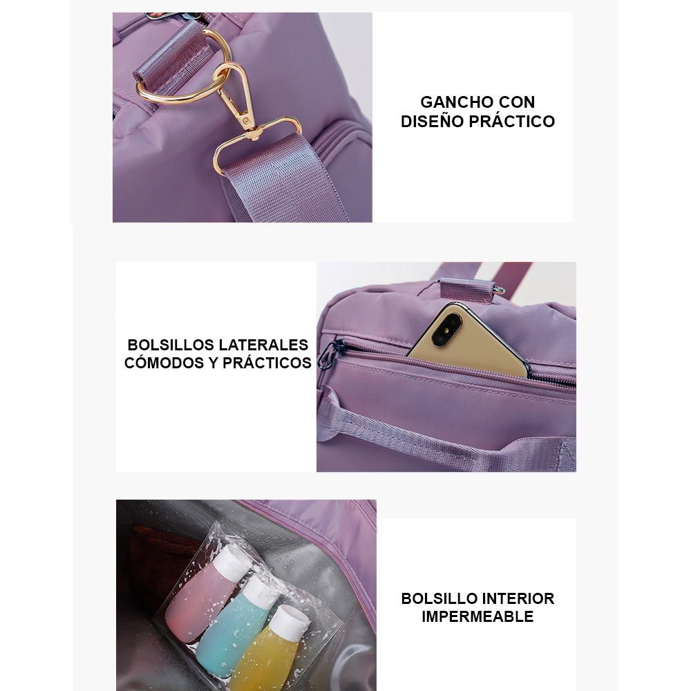 Bolso deportivo 29L Persefone Lila