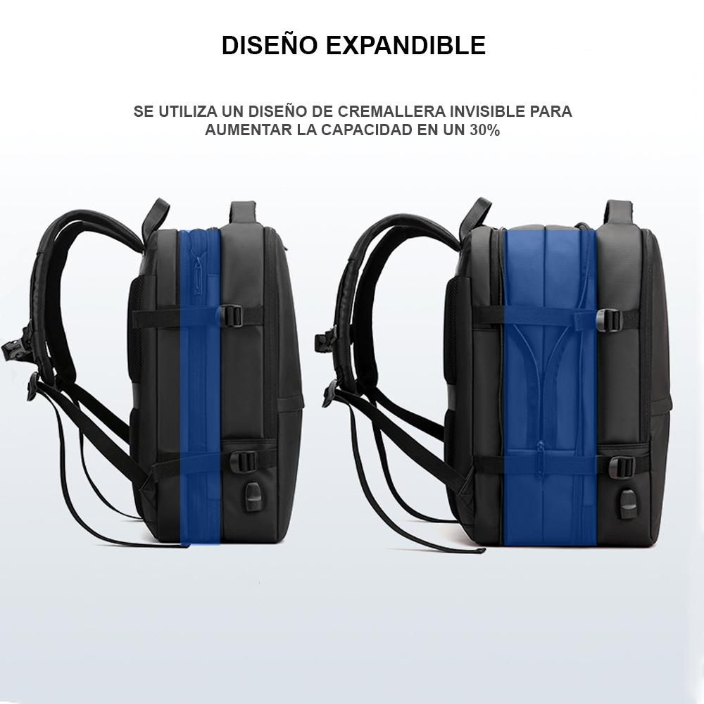 Mochila expandible 39L Metis ELITE Negra