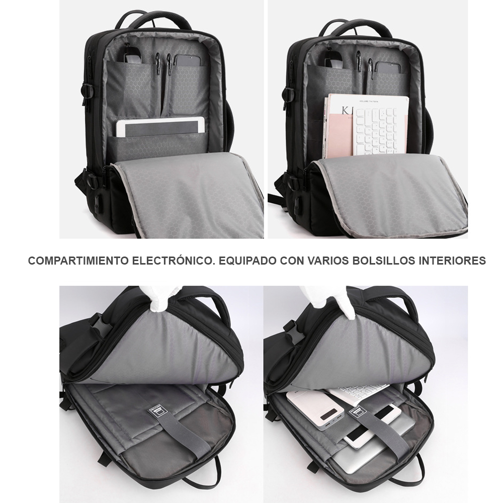 Mochila expandible 39L Metis ELITE Negra