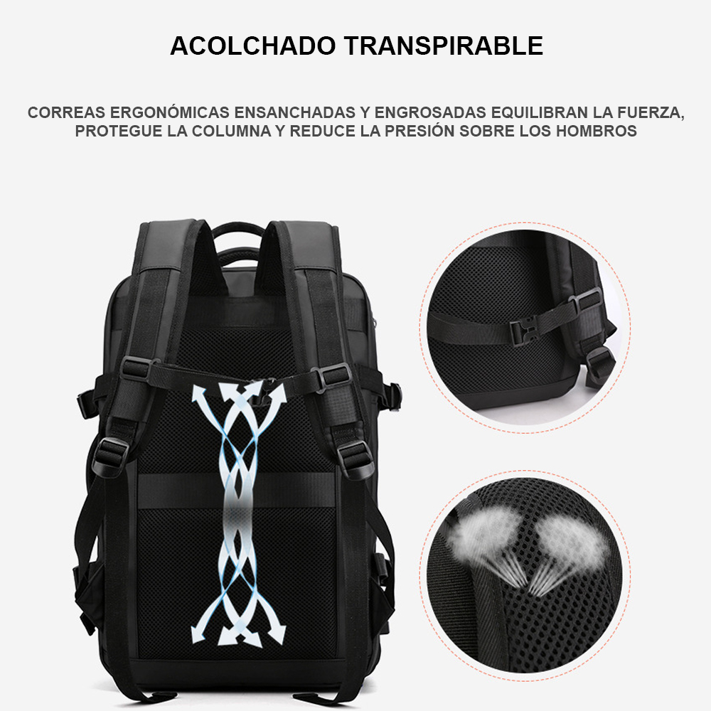 Mochila expandible 39L Metis ELITE Negra