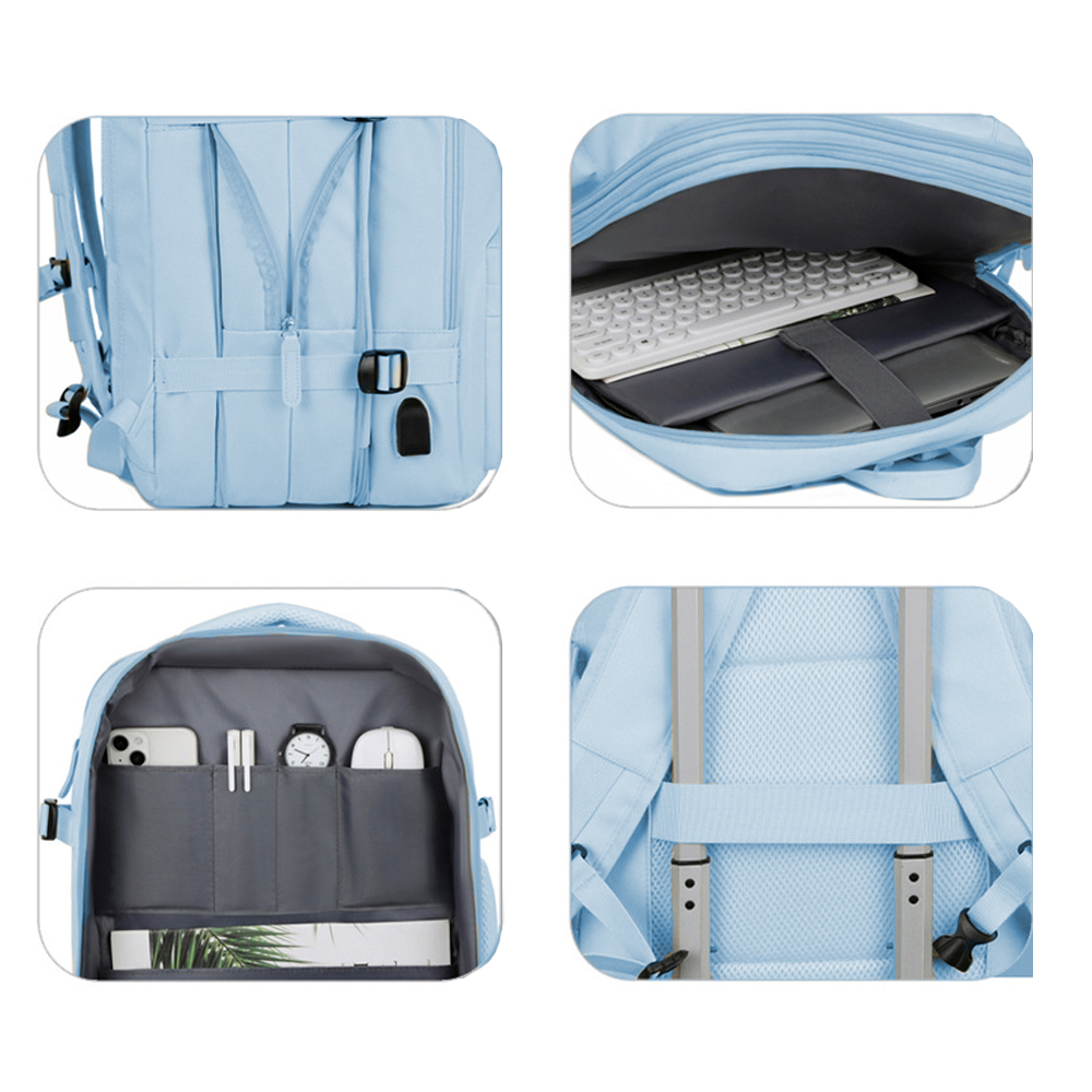 Mochila expandible 39L Metis Celeste