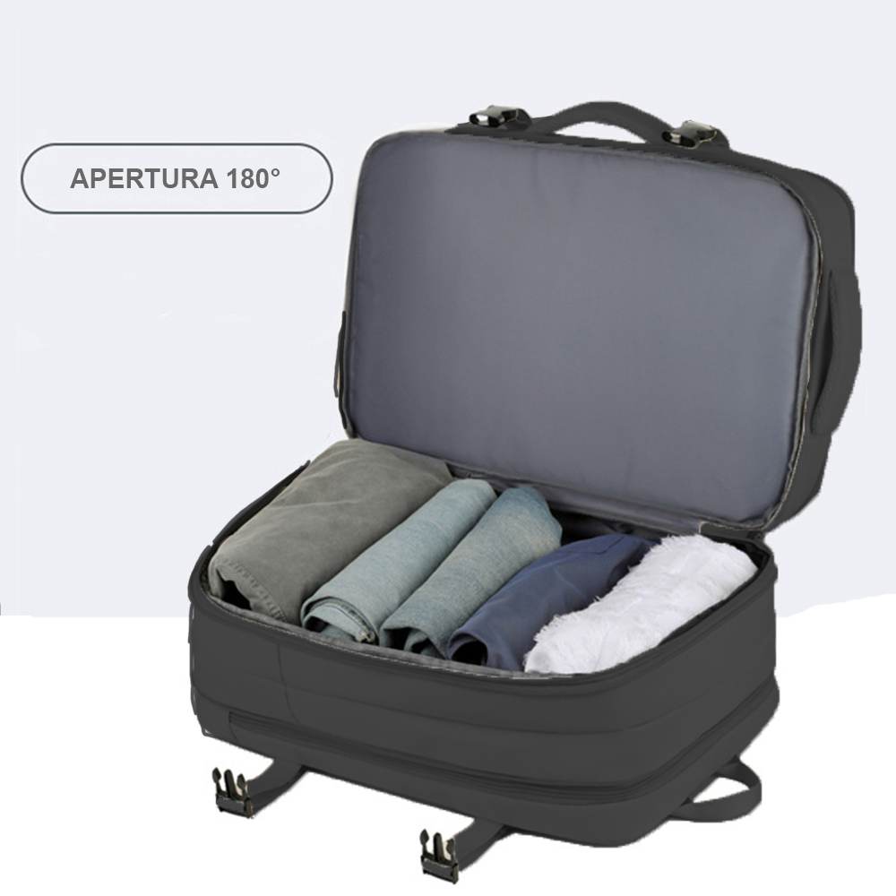 Mochila expandible 39L Metis Negra