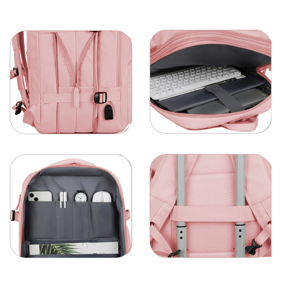 Mochila expandible 39L Metis Rosada