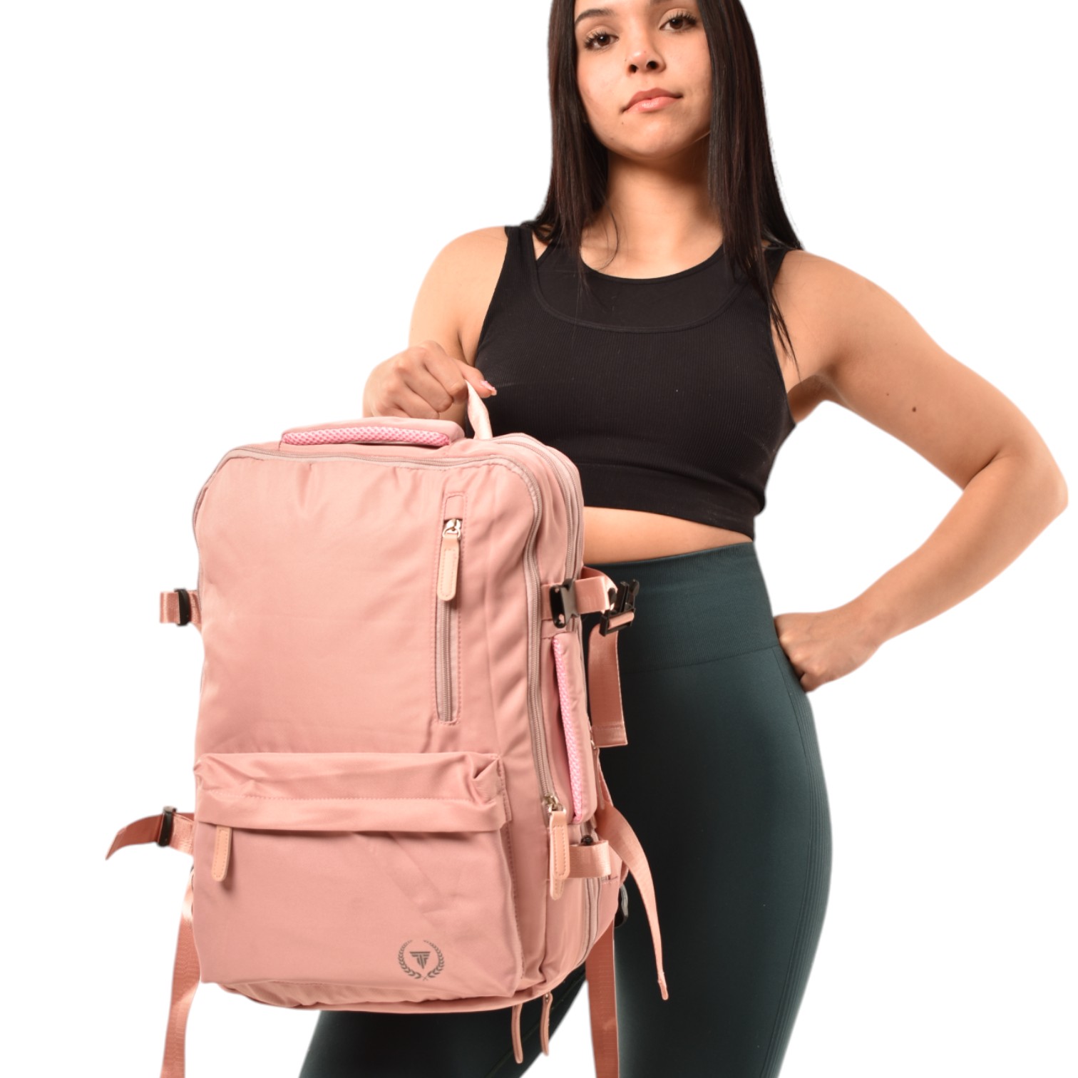Mochila expandible 39L Metis Rosada