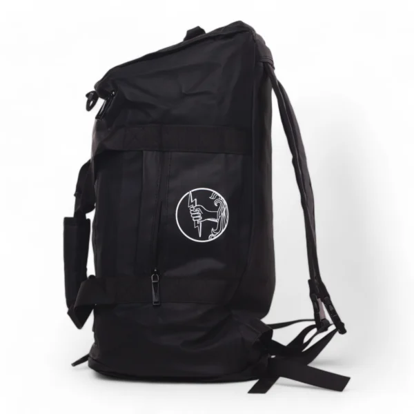 Bolso deportivo negro TitanFit para gimnasio y viaje