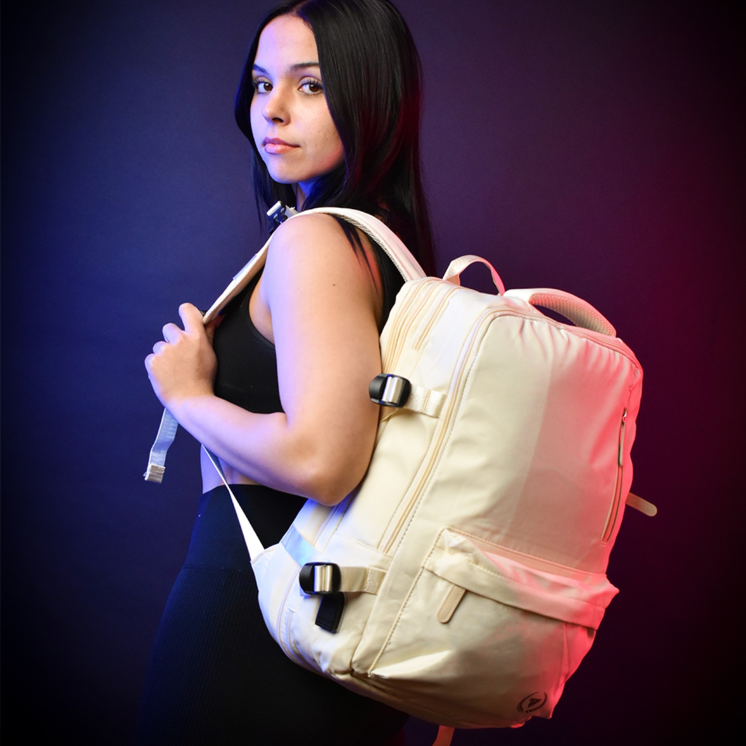 Mochila expandible 39L Metis Off White