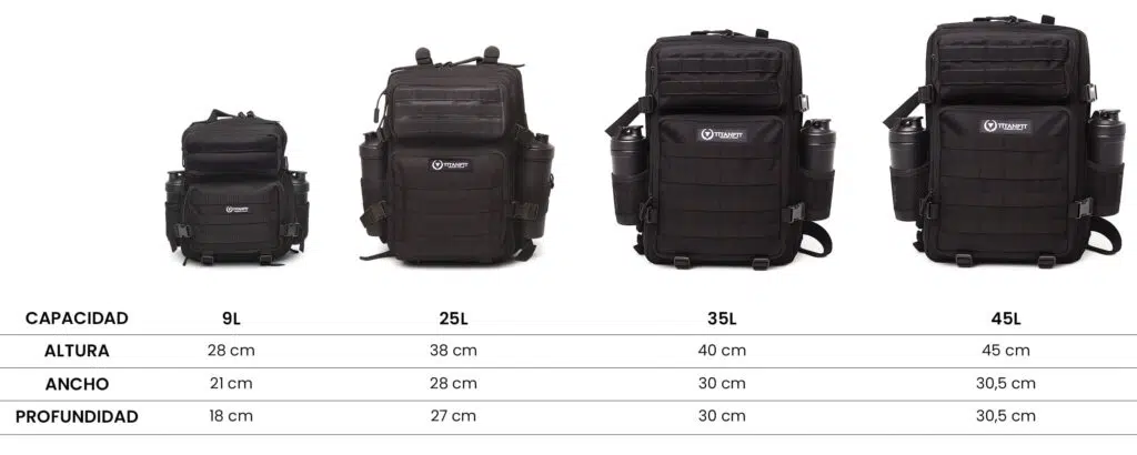 Guía de tallas TitanFit