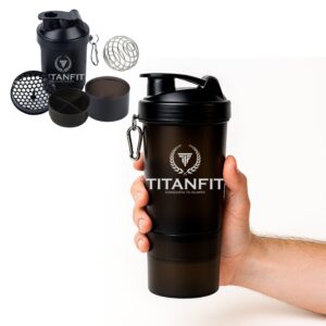 Vaso shaker 3 en 1 Kylix – 500 ml – PRO - Negro