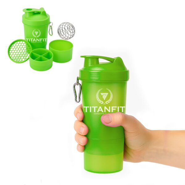 Vaso shaker 3 en 1 Kylix – 500 ml – PRO - Verde