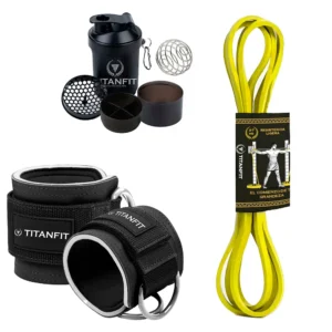 Tobilleras + Banda Elástica + Shaker PRO – Pack Hermes