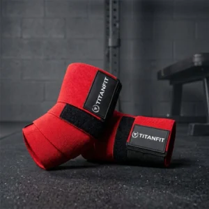 Codera Elastica Vulcano Ajustable de Compresión Par - Rojo