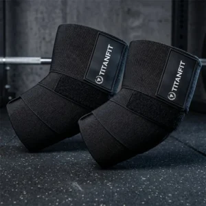 Codera Elastica Vulcano Ajustable de Compresión Par - Negro