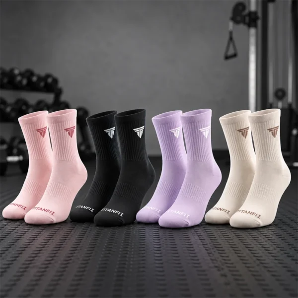 Calcetines Mujer Deportivos Largos Athena Crew - Coleccion Athena Origin, 8 pares