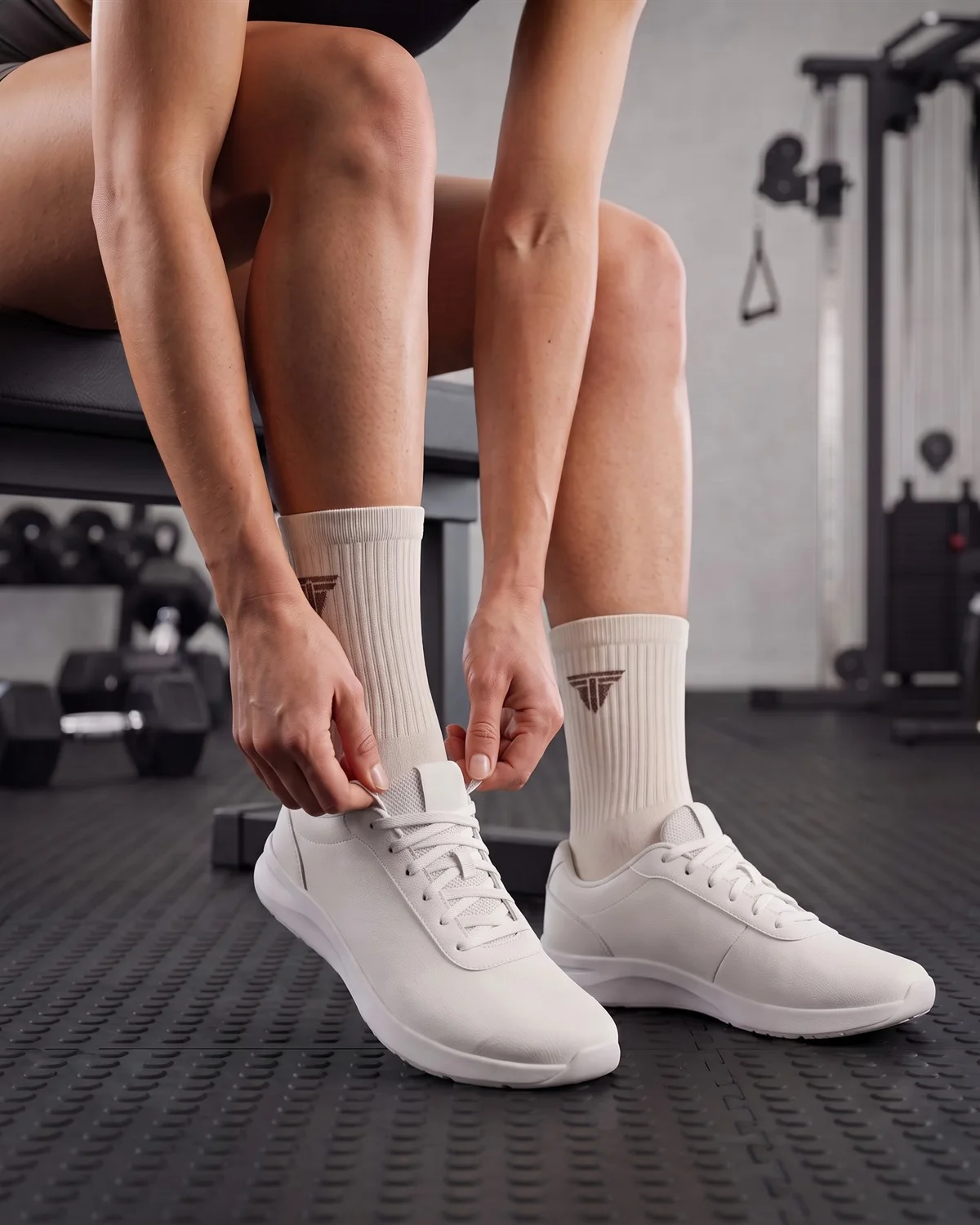 Calcetines Mujer Deportivos Largos Athena Crew